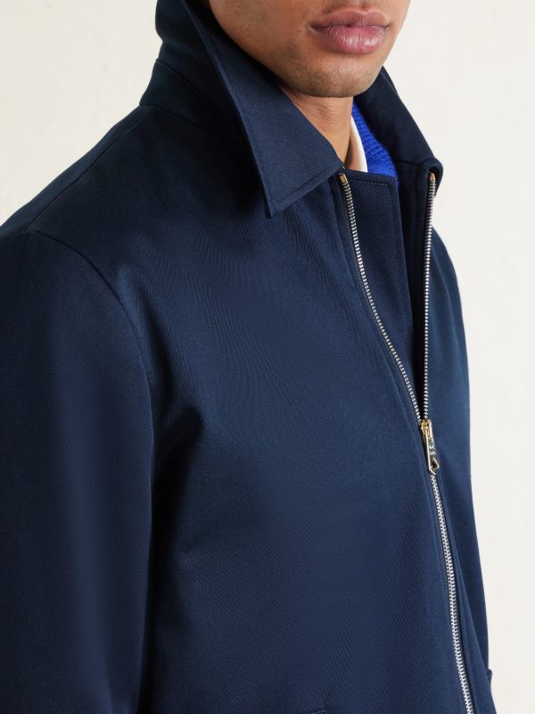 Cotton-Blend Twill Jacket - CU