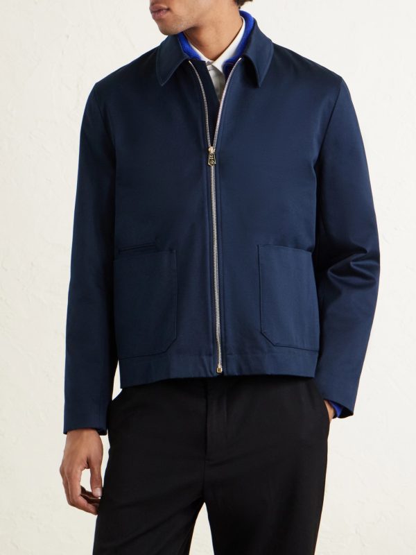 Cotton-Blend Twill Jacket - FR