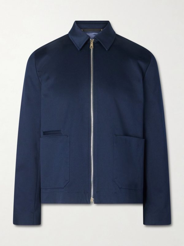 Cotton-Blend Twill Jacket