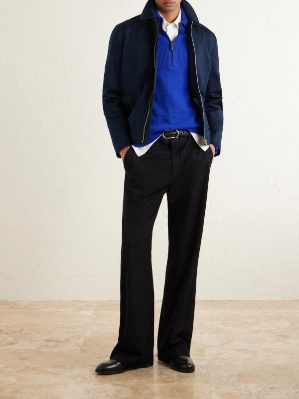 Cotton-Blend Twill Jacket - OU
