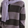 Striped Wool Polo Sweater - CU Striped Wool Polo Sweater - CU