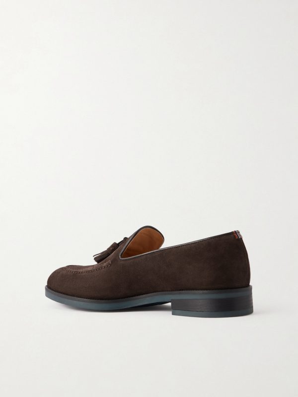 Lawrence Tasselled Suede Loafers - BK Lawrence Tasselled Suede Loafers - BK