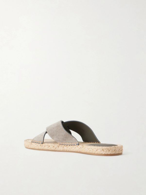 Panarea Suede Sandals - BK