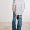 Evening Striped Cotton-Poplin Shirt - BK