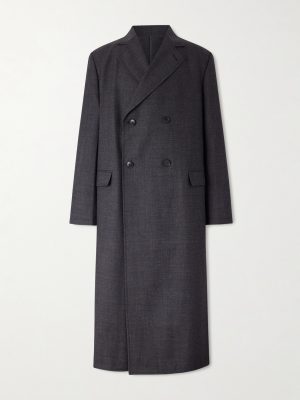 Conference Double-Breasted Wool Coat
