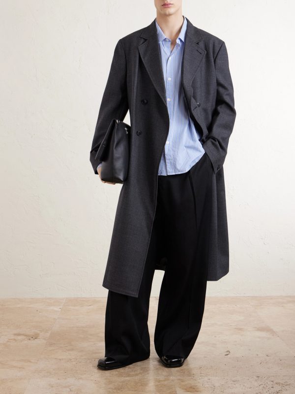 Conference Double-Breasted Wool Coat - OU Conference Double-Breasted Wool Coat - OU