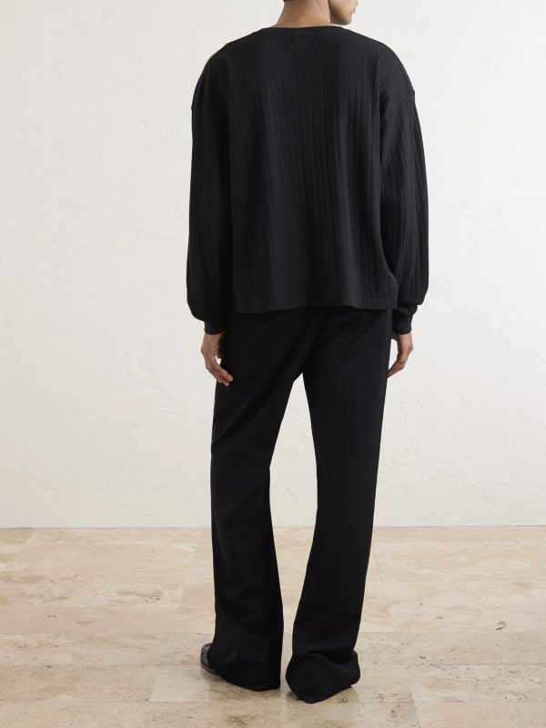 Relaxed LS Organic Cotton T-Shirt - BK Relaxed LS Organic Cotton T-Shirt - BK