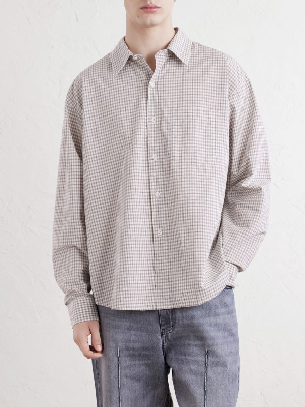 Executive Checked Cotton-Poplin Shirt - FR