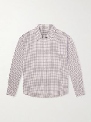Executive Checked Cotton-Poplin Shirt Executive Checked Cotton-Poplin Shirt