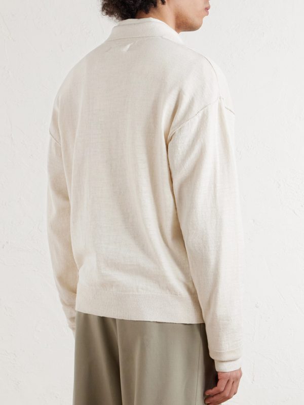 Formal Cotton and Linen-Blend Cardigan - BK Formal Cotton and Linen-Blend Cardigan - BK