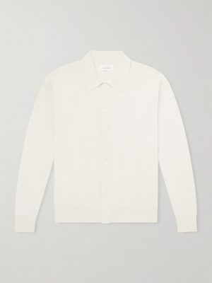 Formal Cotton and Linen-Blend Cardigan Formal Cotton and Linen-Blend Cardigan