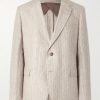 Striped Linen Suit Jacket Striped Linen Suit Jacket