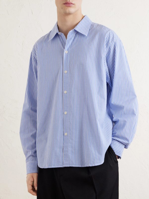 Generous Striped Cotton Shirt - FR Generous Striped Cotton Shirt - FR