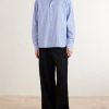 Generous Striped Cotton Shirt - OU Generous Striped Cotton Shirt - OU