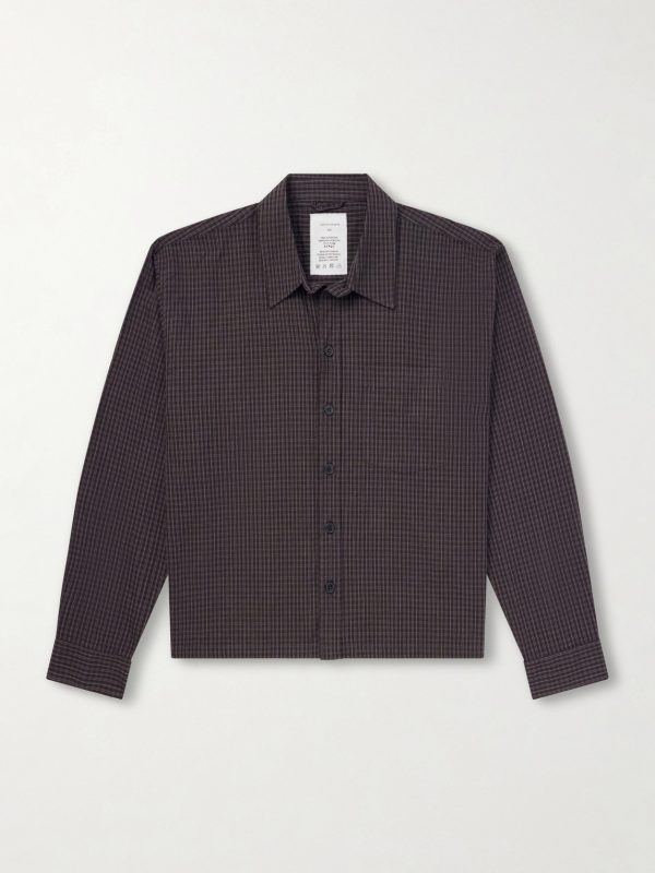 Priority Checked Cotton and Linen-Blend Shirt Priority Checked Cotton and Linen-Blend Shirt