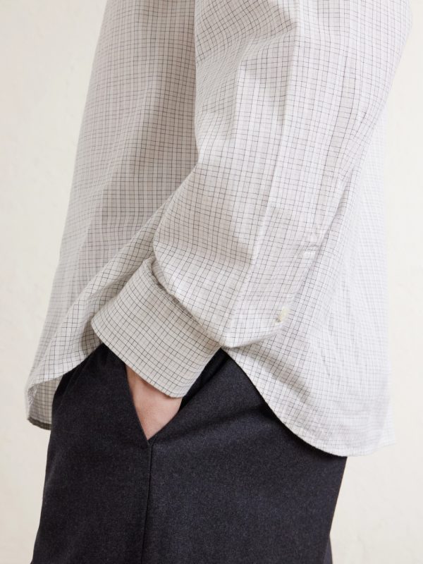 Generous Checked Cotton-Poplin Shirt - CU Generous Checked Cotton-Poplin Shirt - CU