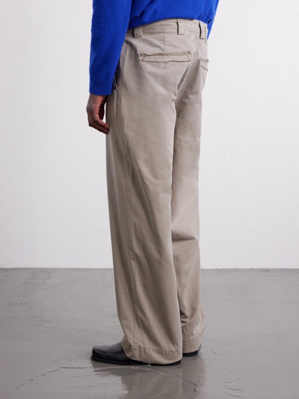 Comission Straight-Leg Cotton Trousers - BK Comission Straight-Leg Cotton Trousers - BK