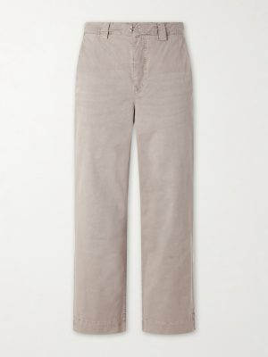 Comission Straight-Leg Cotton Trousers Comission Straight-Leg Cotton Trousers