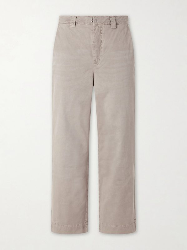 Comission Straight-Leg Cotton Trousers Comission Straight-Leg Cotton Trousers