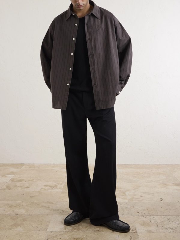 Essay Pinstriped Cotton Shirt - OU Essay Pinstriped Cotton Shirt - OU