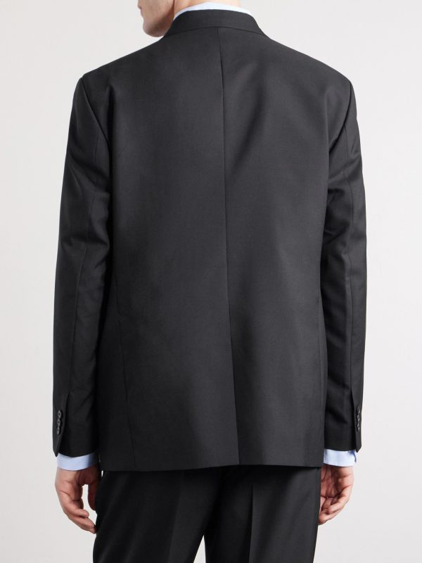 Double Breasted Wool Jacket - BK Double Breasted Wool Jacket - BK