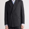 Double Breasted Wool Jacket - FR Double Breasted Wool Jacket - FR