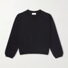 Companion Cropped Cotton and Linen-Blend Sweater Companion Cropped Cotton and Linen-Blend Sweater