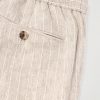James Straight-Leg Striped Linen Suit Trousers - CU James Straight-Leg Striped Linen Suit Trousers - CU