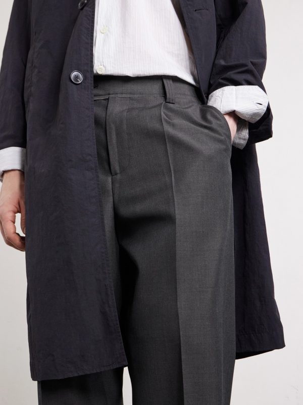 Straight-Leg Pleated Wool Trousers - CU Straight-Leg Pleated Wool Trousers - CU