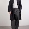 Straight-Leg Pleated Wool Trousers - OU Straight-Leg Pleated Wool Trousers - OU