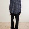 Exact Striped Cotton-Poplin Shirt - BK