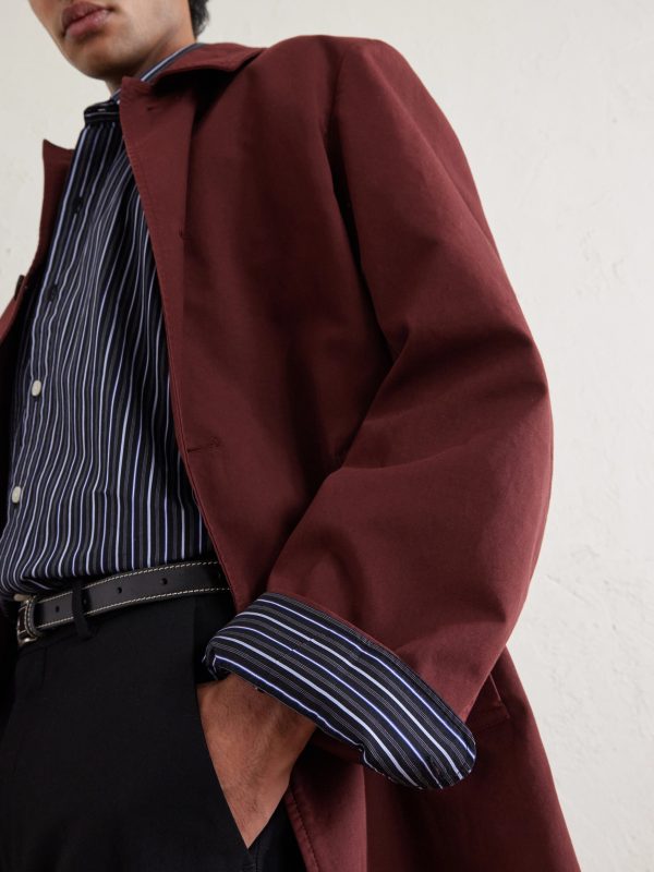 Exact Striped Cotton-Poplin Shirt - CU
