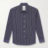 Exact Striped Cotton-Poplin Shirt