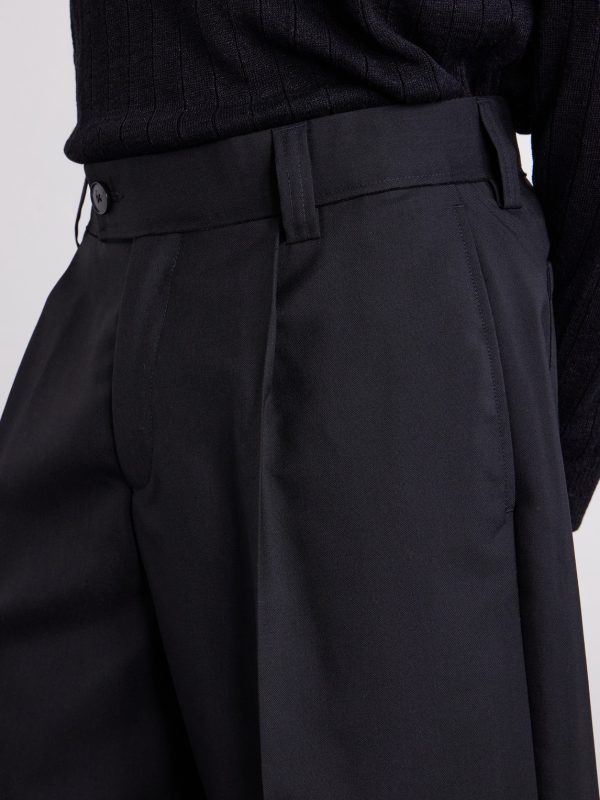 Wide-Leg Wool Shorts - CU Wide-Leg Wool Shorts - CU