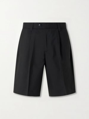 Wide-Leg Wool Shorts Wide-Leg Wool Shorts