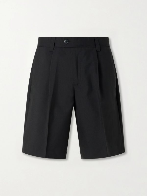 Wide-Leg Wool Shorts Wide-Leg Wool Shorts