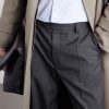 Service Pleated Wool Trousers - CU