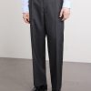 Service Pleated Wool Trousers - FR