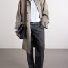 Service Pleated Wool Trousers - OU
