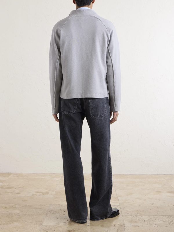 Leisure Organic Cotton Zip-Up Sweater - BK Leisure Organic Cotton Zip-Up Sweater - BK