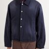 Union Cropped Garment-Dyed Organic Denim Jacket - FR Union Cropped Garment-Dyed Organic Denim Jacket - FR