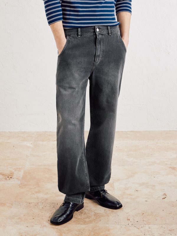 Regular Straight-Leg Organic Jeans - FR