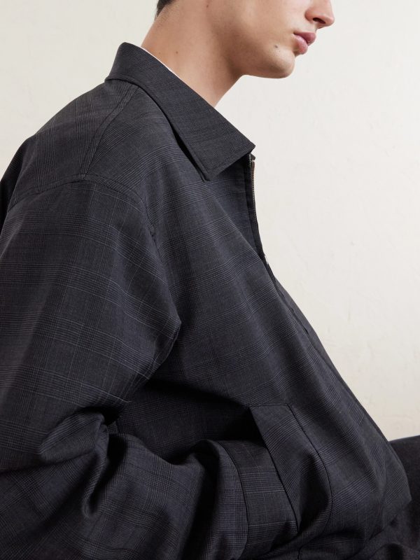 Mail Prince of Wales Checked Wool-Twill Jacket - CU Mail Prince of Wales Checked Wool-Twill Jacket - CU