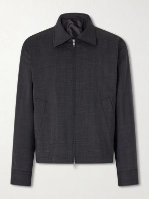 Mail Prince of Wales Checked Wool-Twill Jacket Mail Prince of Wales Checked Wool-Twill Jacket