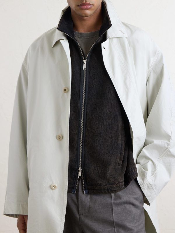 Covet Cotton-Jersey Zip-Up Sweatshirt - E1 Covet Cotton-Jersey Zip-Up Sweatshirt - E1