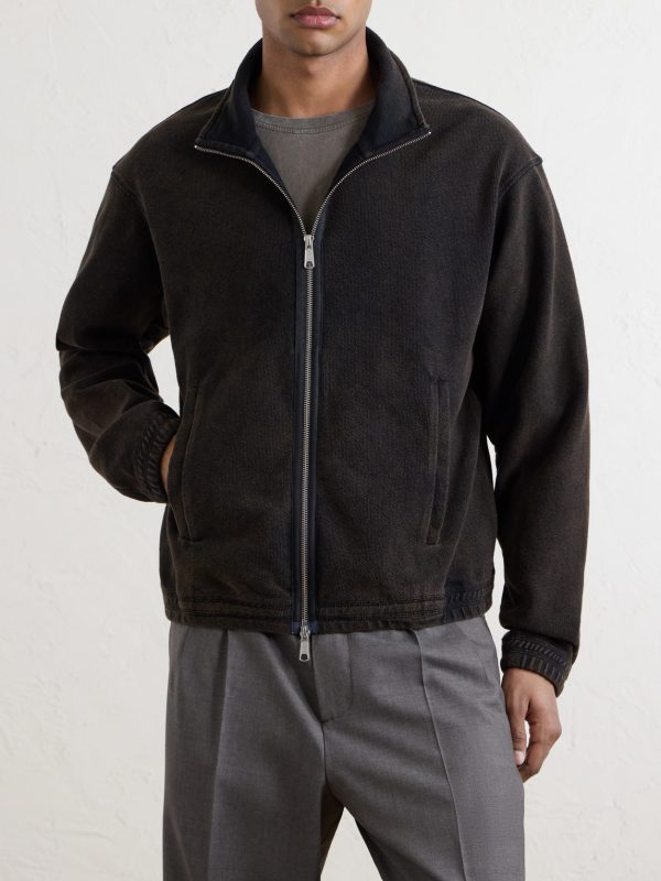 Covet Cotton-Jersey Zip-Up Sweatshirt - FR Covet Cotton-Jersey Zip-Up Sweatshirt - FR