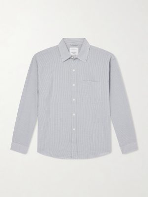 Executive Checked Cotton-Seersucker Shirt Executive Checked Cotton-Seersucker Shirt