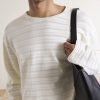 Striped Organic Cotton Sweater - CU Striped Organic Cotton Sweater - CU