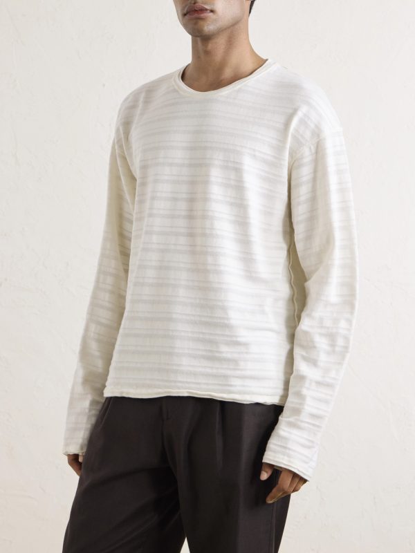 Striped Organic Cotton Sweater - FR Striped Organic Cotton Sweater - FR