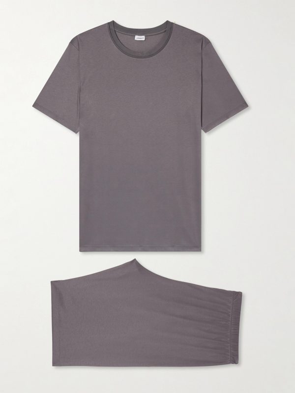 Sea Island Cotton-Jersey Pyjama Set Sea Island Cotton-Jersey Pyjama Set